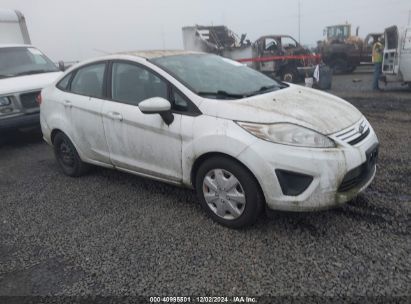 2012 FORD FIESTA S White  Gasoline 3FADP4AJ1CM112244 photo #1