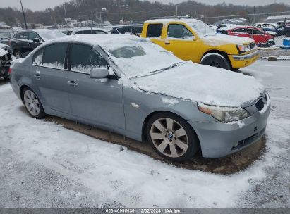 2005 BMW 530I Gray  Gasoline WBANA73525B815957 photo #1