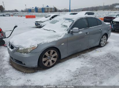 2005 BMW 530I Gray  Gasoline WBANA73525B815957 photo #3