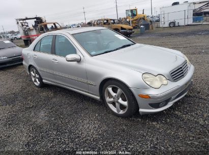 2005 MERCEDES-BENZ C 230 KOMPRESSOR SPORT Silver  Gasoline WDBRF40J75F605707 photo #1