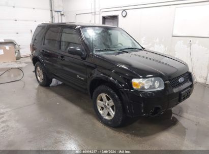 2006 FORD ESCAPE HYBRID Black 4dr spor hybrid engine 1FMCU96H36KC06361 photo #1