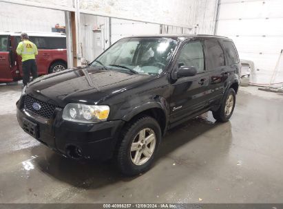 2006 FORD ESCAPE HYBRID Black 4dr spor hybrid engine 1FMCU96H36KC06361 photo #3