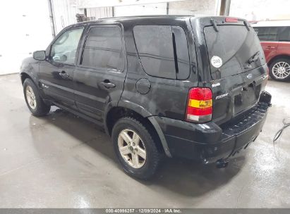 2006 FORD ESCAPE HYBRID Black 4dr spor hybrid engine 1FMCU96H36KC06361 photo #4