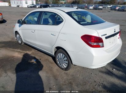 2019 MITSUBISHI MIRAGE G4 ES White  Gasoline ML32F3FJ4KHF09480 photo #4