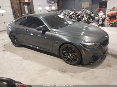 2018 BMW M4 Gray  Gasoline WBS4Y9C52JAA92452 photo #1