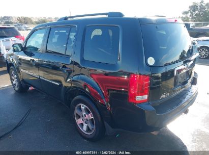 2011 HONDA PILOT TOURING Black  Gasoline 5FNYF4H98BB090496 photo #4