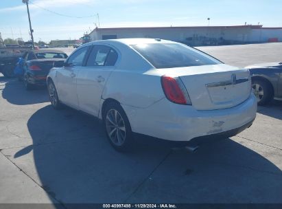 2009 LINCOLN MKS White  Gasoline 1LNHM93R89G602053 photo #4