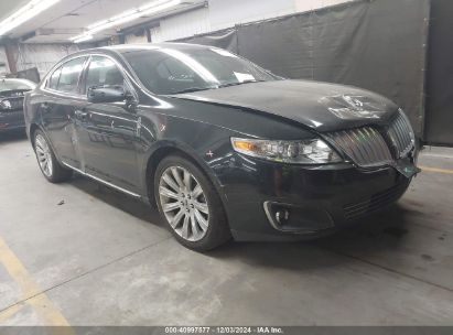 2010 LINCOLN MKS Black  Gasoline 1LNHL9DR1AG602384 photo #1