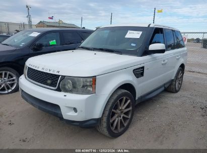 2012 LAND ROVER RANGE ROVER SPORT HSE White  Gasoline SALSK2D42CA726753 photo #3