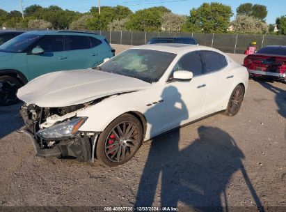 2016 MASERATI GHIBLI S Q4 White  Gasoline ZAM57RTA8G1167913 photo #3