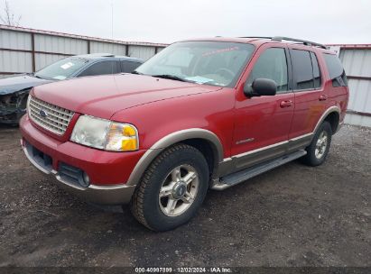 2002 FORD EXPLORER EDDIE BAUER Red  Gasoline 1FMZU74W62UD60433 photo #3