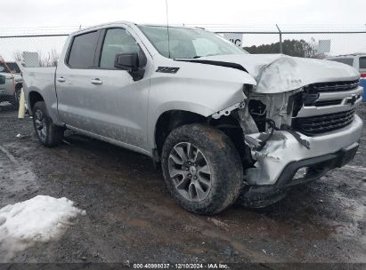 2022 CHEVROLET SILVERADO 1500 LTD 4WD  SHORT BED RST Silver  Gasoline 1GCUYEEL9NZ237826 photo #1