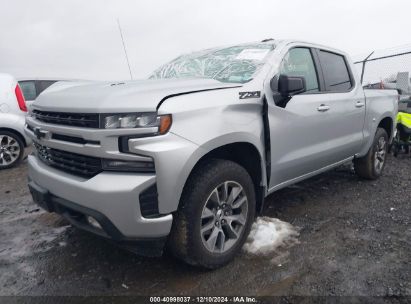 2022 CHEVROLET SILVERADO 1500 LTD 4WD  SHORT BED RST Silver  Gasoline 1GCUYEEL9NZ237826 photo #3