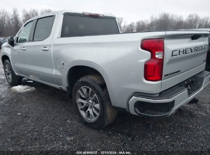 2022 CHEVROLET SILVERADO 1500 LTD 4WD  SHORT BED RST Silver  Gasoline 1GCUYEEL9NZ237826 photo #4