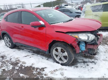 2017 HONDA HR-V EX-L Red  Gasoline 3CZRU6H76HM725864 photo #1