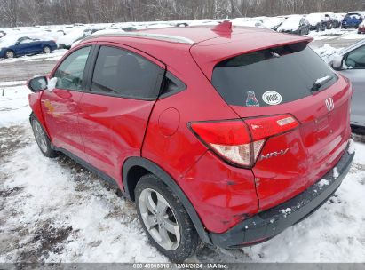 2017 HONDA HR-V EX-L Red  Gasoline 3CZRU6H76HM725864 photo #4