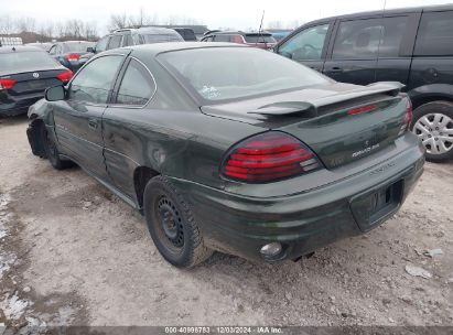 2000 PONTIAC GRAND AM SE Green  Gasoline 1G2NE12T2YM801316 photo #4