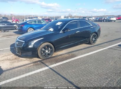 2014 CADILLAC ATS LUXURY Black  Gasoline 1G6AB5RA4E0181816 photo #3