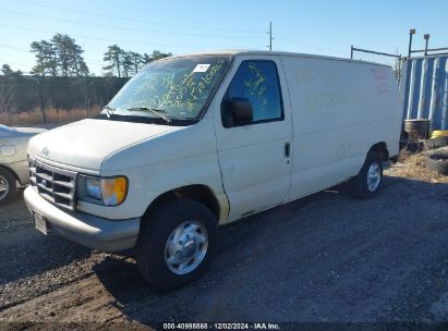 1996 FORD ECONOLINE E250 VAN White  Gasoline 1FTHE24H7THA12247 photo #3