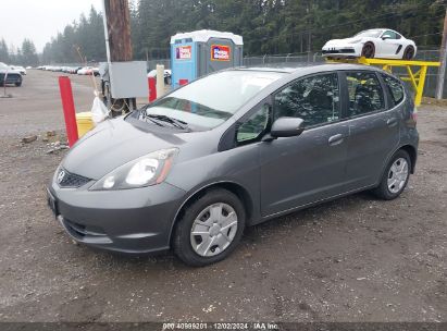 2013 HONDA FIT Gray  Gasoline JHMGE8H34DC015374 photo #3