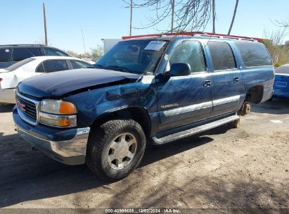 2006 GMC YUKON XL 1500 SLT Blue  Flexible Fuel 1GKFK16Z86J146119 photo #3