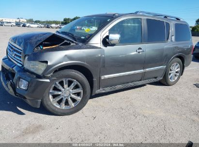 2010 INFINITI QX56 Gray  Gasoline 5N3ZA0NF8AN904767 photo #3