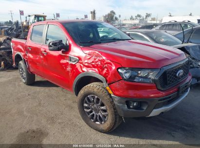 2021 FORD RANGER XLT Red  gas 1FTER4EH5MLD23952 photo #1