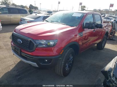 2021 FORD RANGER XLT Red  gas 1FTER4EH5MLD23952 photo #3