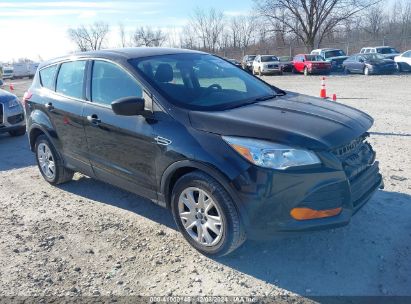 2014 FORD ESCAPE S Black  Gasoline 1FMCU0F75EUB69559 photo #1