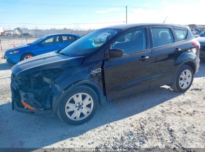 2014 FORD ESCAPE S Black  Gasoline 1FMCU0F75EUB69559 photo #3