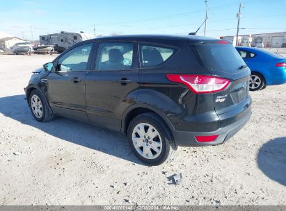 2014 FORD ESCAPE S Black  Gasoline 1FMCU0F75EUB69559 photo #4