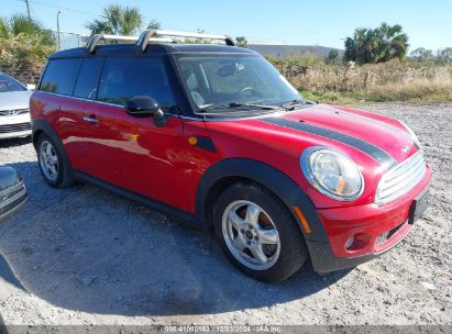 2010 MINI COOPER CLUBMAN Red  Gasoline WMWML3C50ATX51775 photo #1