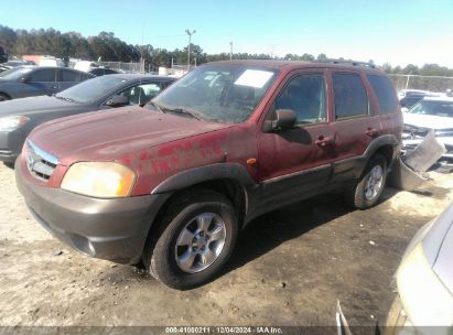 2004 MAZDA TRIBUTE ES V6 Maroon  Gasoline 4F2CZ06174KM30217 photo #3