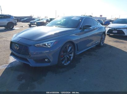 2022 INFINITI Q60 RED SPORT 400 Blue  Gasoline JN1FV7LK2NM660495 photo #3