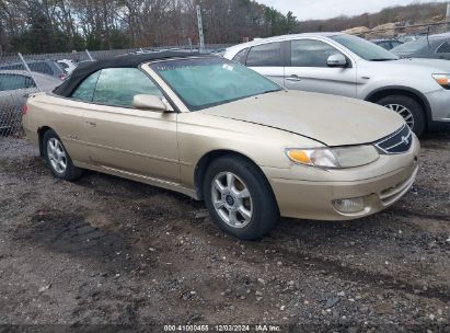 2000 TOYOTA CAMRY SOLARA SLE V6 Gold  Gasoline 2T1FF22P2YC386436 photo #1