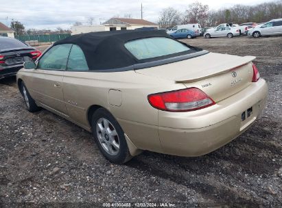 2000 TOYOTA CAMRY SOLARA SLE V6 Gold  Gasoline 2T1FF22P2YC386436 photo #4