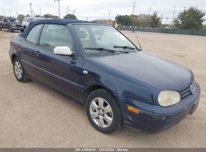 2001 VOLKSWAGEN CABRIO GLX Blue  Gasoline 3VWDC21VX1M805417 photo #1