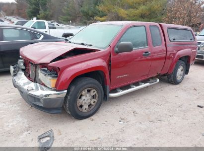 2004 GMC CANYON SLE Red  Gasoline 1GTDT196848152363 photo #3