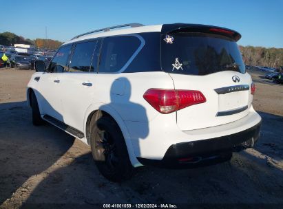 2014 INFINITI QX80 White  Gasoline JN8AZ2NF7E9554131 photo #4