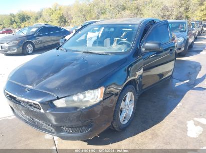 2009 MITSUBISHI LANCER ES/ES-SPORT Black  Gasoline JA3AU26U19U037853 photo #3