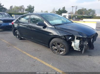 2018 HYUNDAI ELANTRA SEL Black  Gasoline 5NPD84LF4JH213829 photo #1