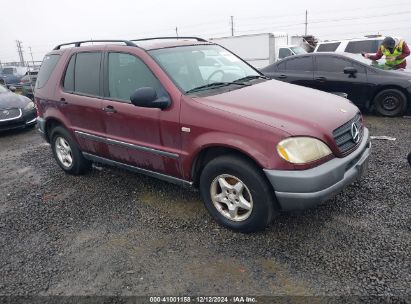 1999 MERCEDES-BENZ ML 320 Red  Gasoline 4JGAB54E5XA107899 photo #1