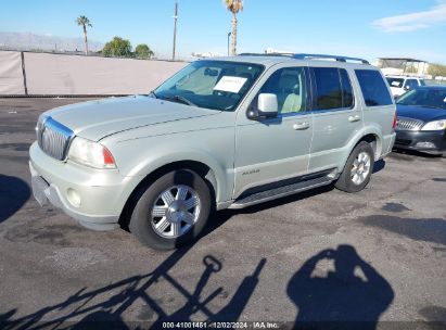 2003 LINCOLN AVIATOR Silver  Gasoline 5LMEU68H23ZJ21869 photo #3