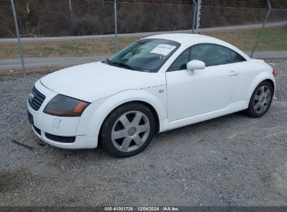 2002 AUDI TT 1.8L White  Gasoline TRUWC28N021039414 photo #3