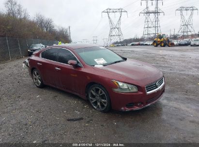 2012 NISSAN MAXIMA 3.5 SV Maroon  Gasoline 1N4AA5AP6CC848645 photo #1