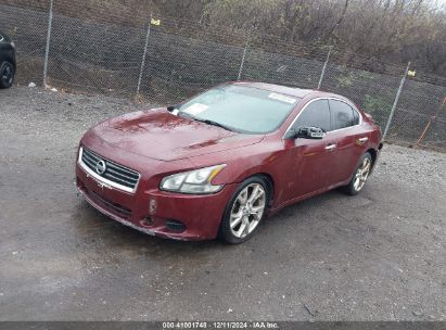 2012 NISSAN MAXIMA 3.5 SV Maroon  Gasoline 1N4AA5AP6CC848645 photo #3