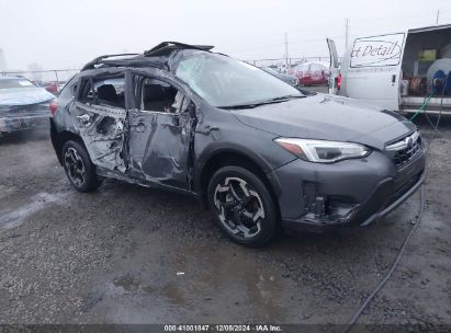 2022 SUBARU CROSSTREK LIMITED Gray  Gasoline JF2SKAFC7MH542294 photo #1