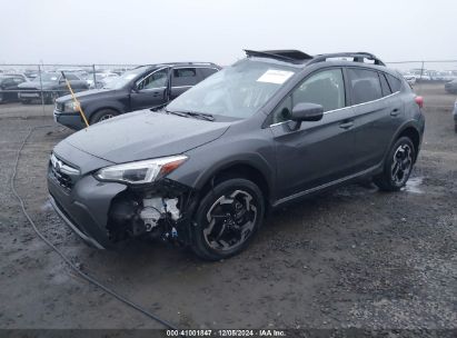 2022 SUBARU CROSSTREK LIMITED Gray  Gasoline JF2SKAFC7MH542294 photo #3