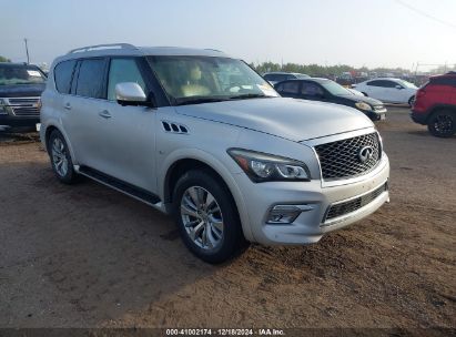 2015 INFINITI QX80 Silver  Gasoline JN8AZ2NF5F9572032 photo #1