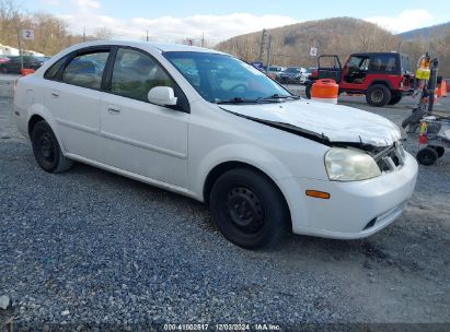 2005 SUZUKI FORENZA S White  Gasoline KL5JD56Z25K095190 photo #1